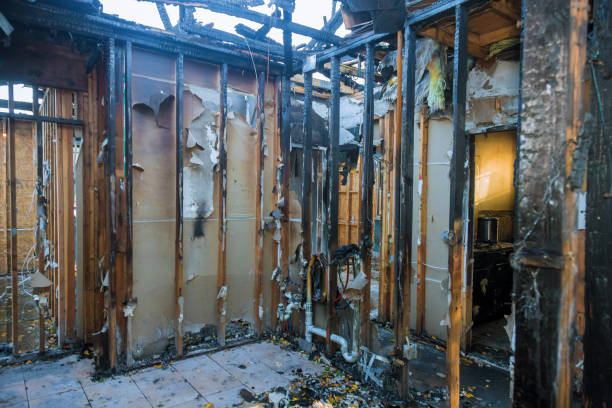 Professional Fire Damage Assessment technician working in Georgetown, PA